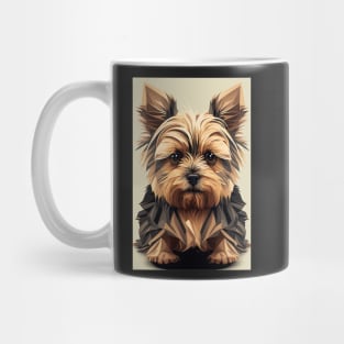 Super Cute Yorkshire Terrier Puppy Portrait Mug